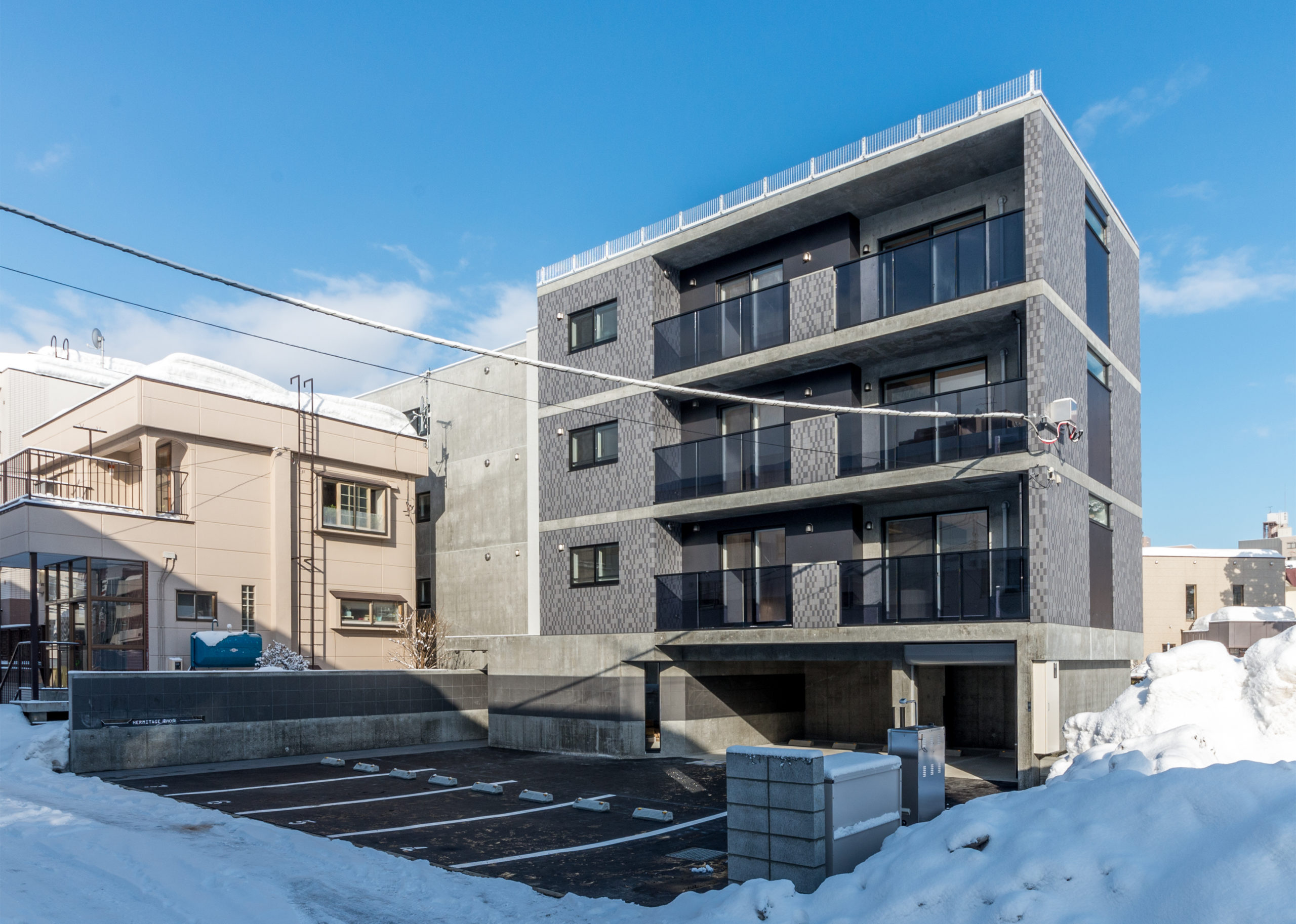 札幌市中央区南10条西10丁目 RC壁式構造 4階建 1LDK - 15戸|施工事例|株式会社エフリード|北海道札幌市のアパート・マンションの建築施工管理会社 札幌市中央区南10条西10丁目 RC壁式構造 4階建 1LDK - 15戸|施工事例|株式会社エフリード|北海道札幌市のアパート・マンションの建築施工管理会社