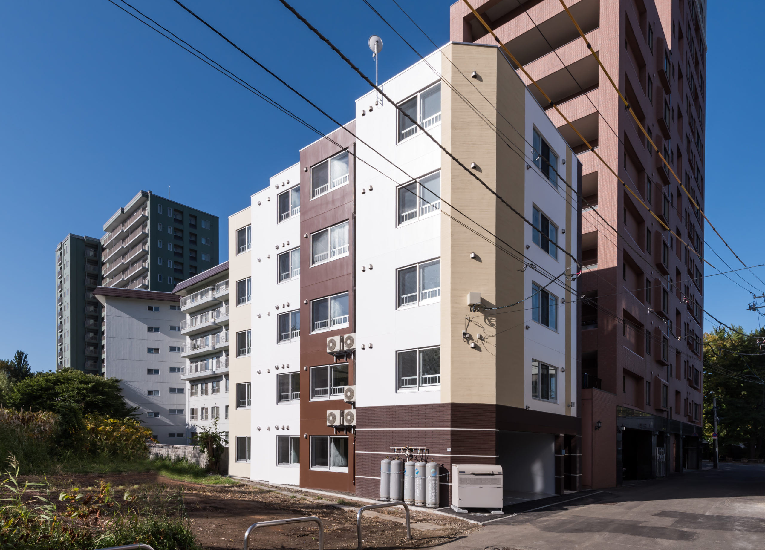 札幌市中央区南15条西1丁目 RC壁式構造 5階建 1LDK - 14戸|施工事例|株式会社エフリード|北海道札幌市のアパート・マンションの建築施工管理会社 札幌市中央区南15条西1丁目 RC壁式構造 5階建 1LDK - 14戸|施工事例|株式会社エフリード|北海道札幌市のアパート・マンションの建築施工管理会社